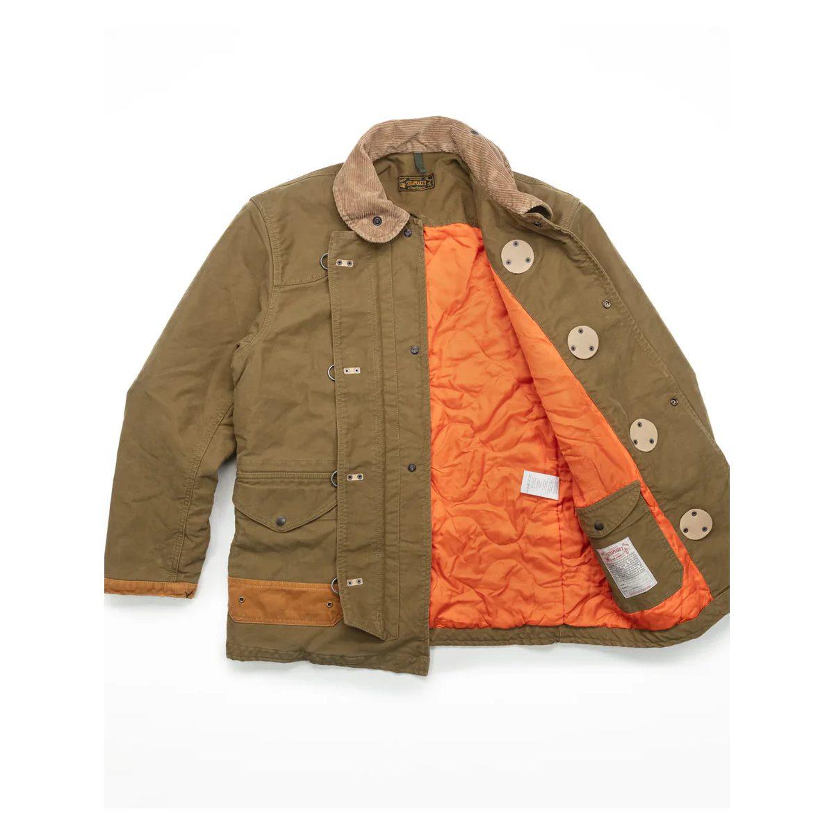 Mann Fireman Jungle Jacke Kakhi Green