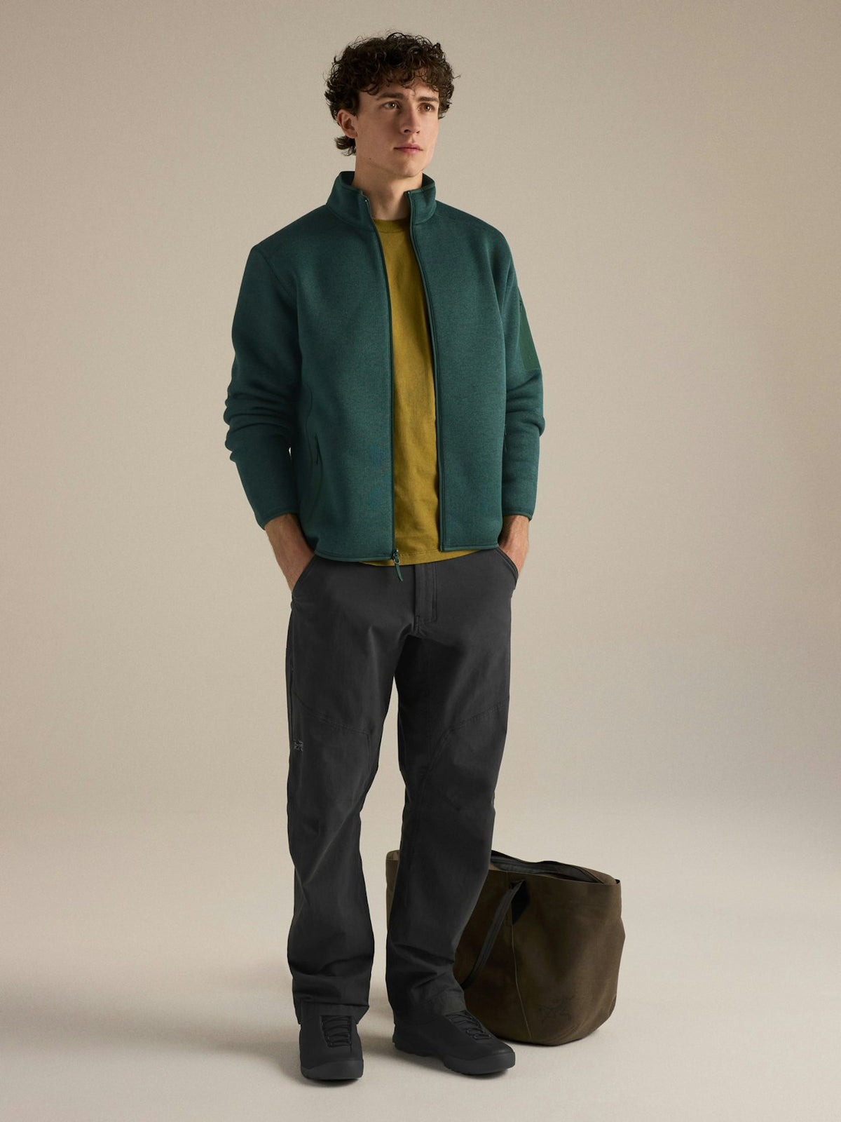 Maglia Covert Uomo Dark Jade