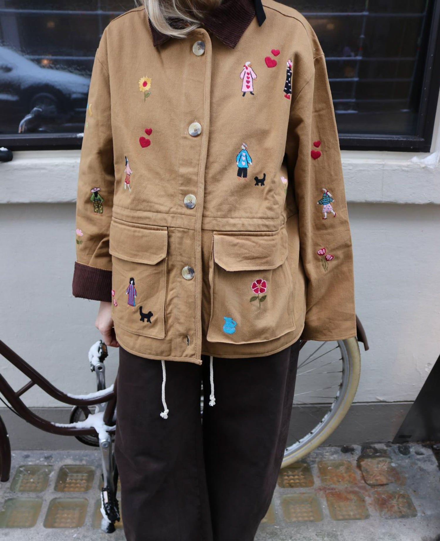 Giacca Cara Donna Camel