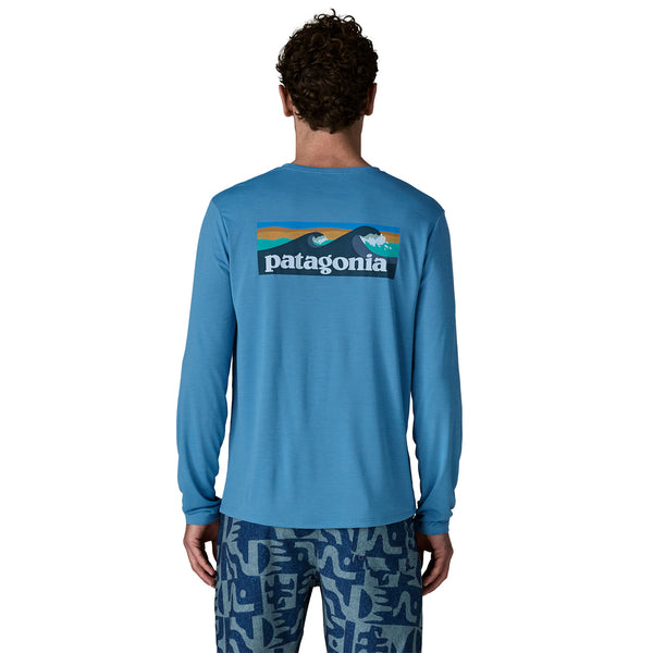 T-shirt Manches Longues Cap Cool Daily Homme Shore Blue/Light Shore Blue