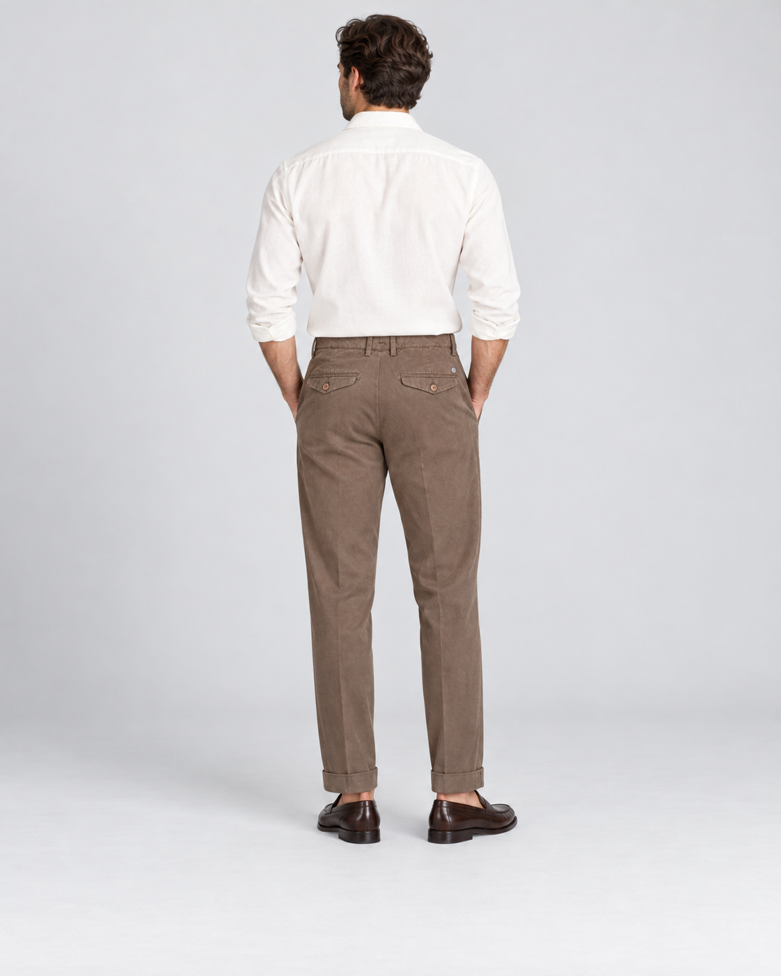 Mann Regent Old Brighton Hose Dark Brown