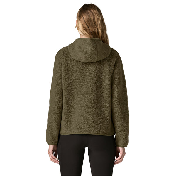 Maglia Reto Pile Hoody Donna Basin Green