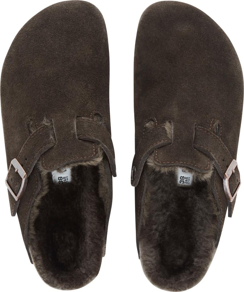 Birkenstock | Scarpe Bostone Donna Marroni - Fabbrica Ski Sises