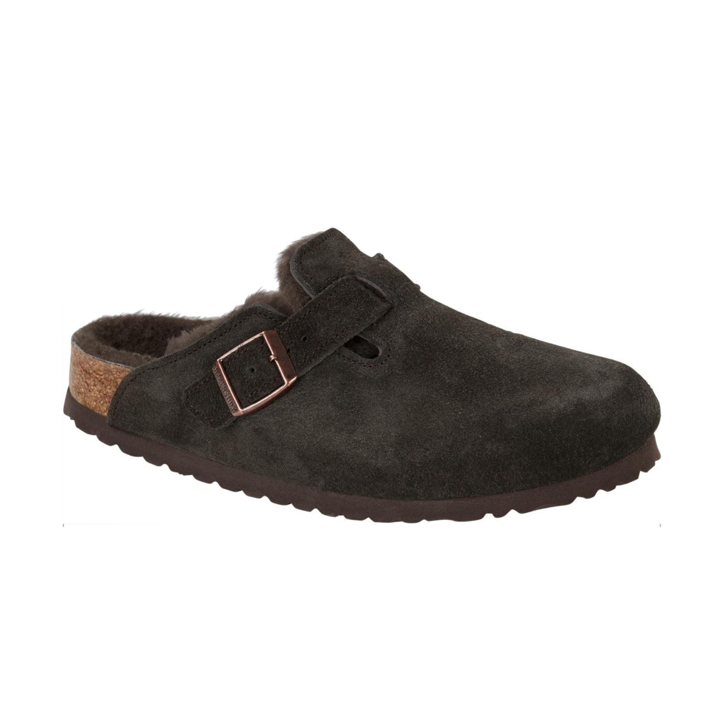 Birkenstock | Scarpe Bostone Donna Marroni - Fabbrica Ski Sises