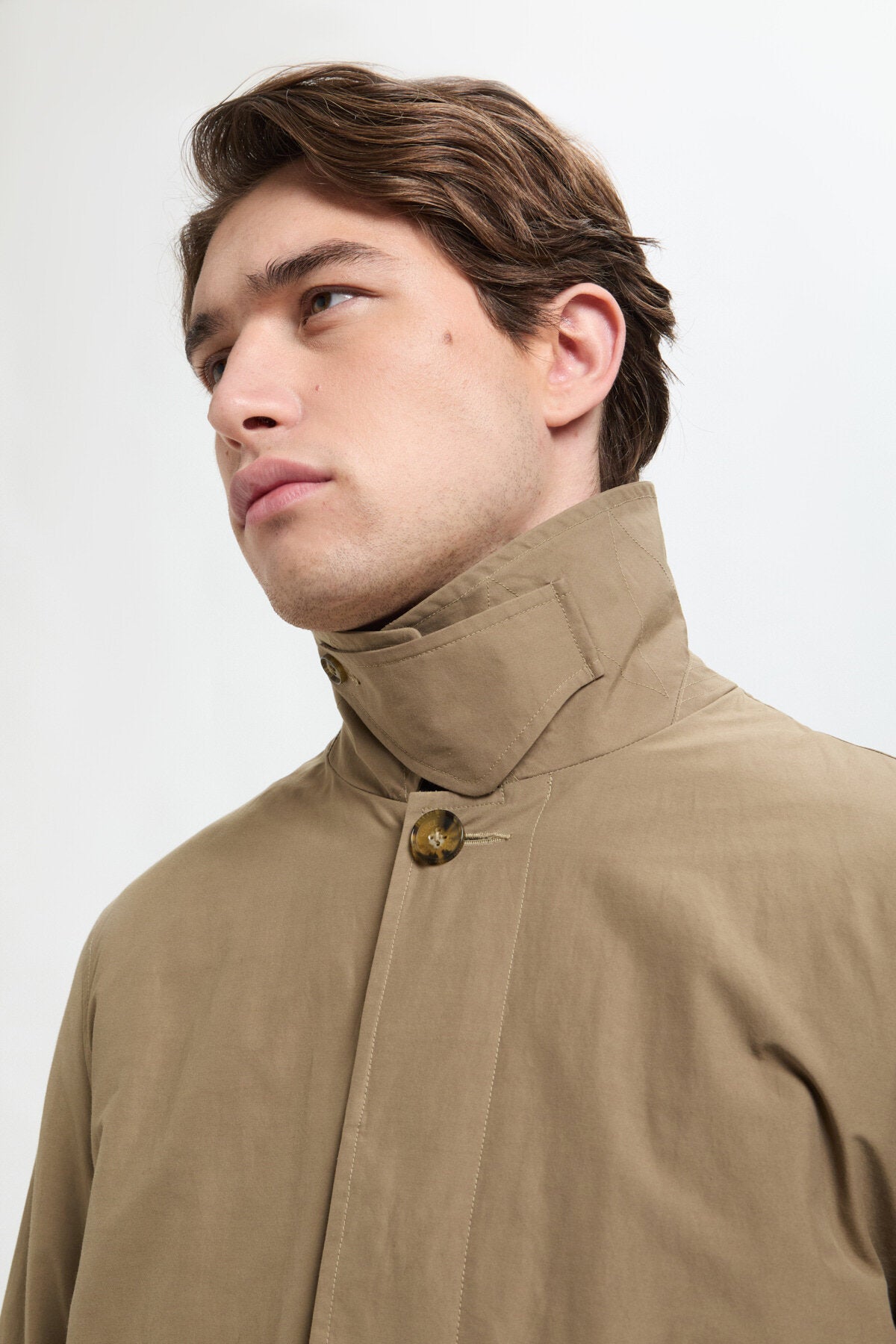 Abrigo G10 Detachable Hombre Tan