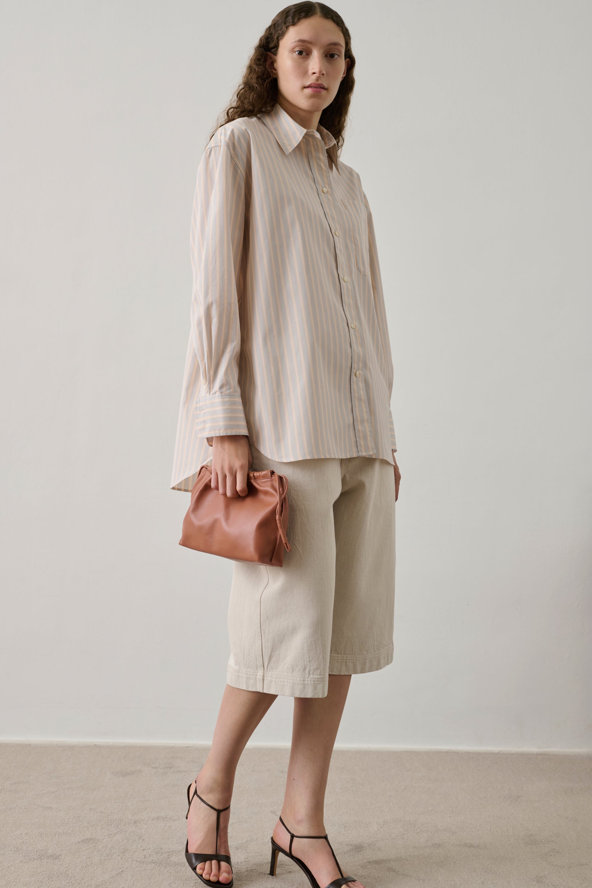 Women's Carlotta Shirt Orange/Gris