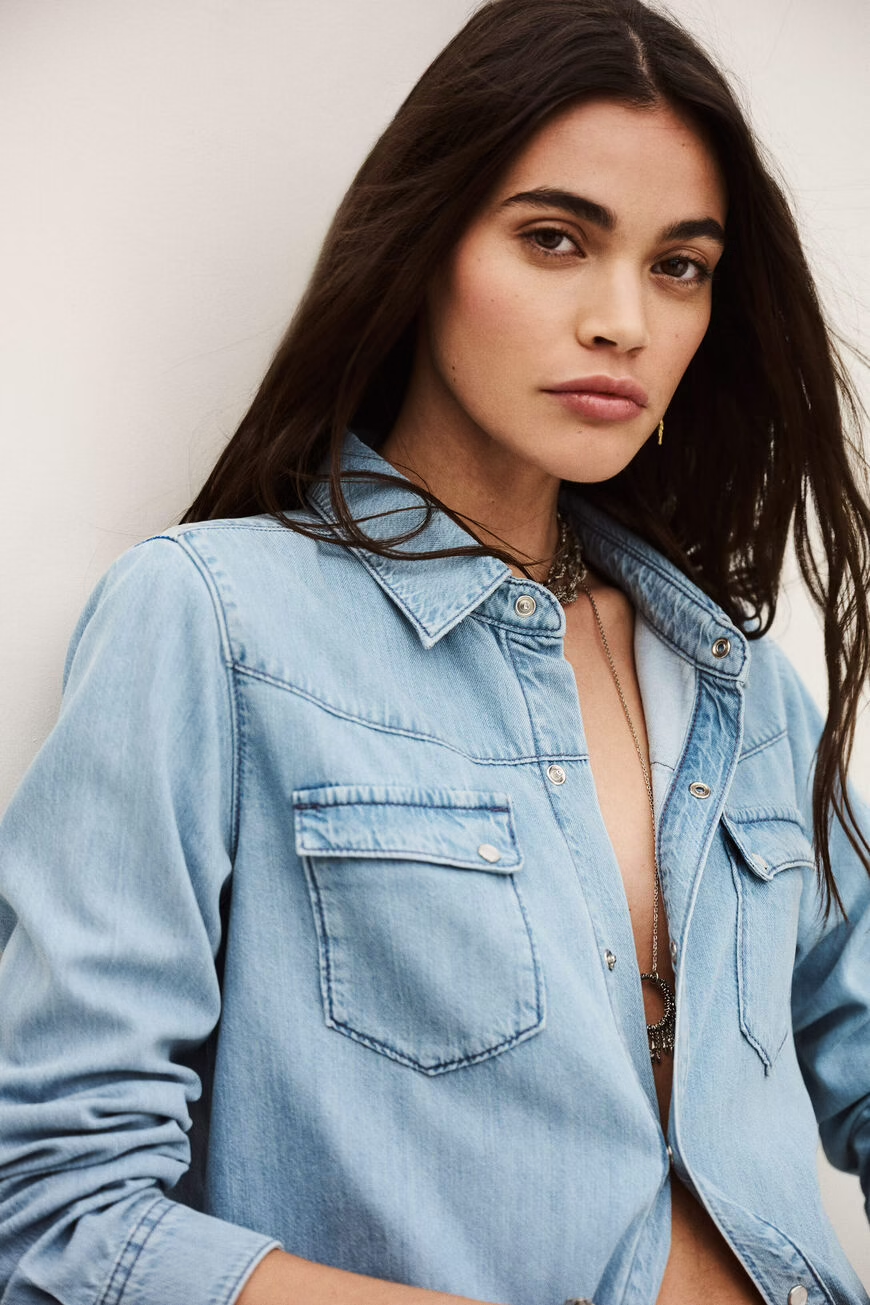 Camicia Adali Donna Light Used Blue