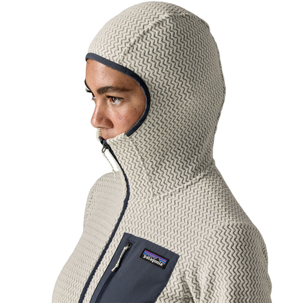 Frau R1 Air Full-Zip Hoody Pullover Birch White