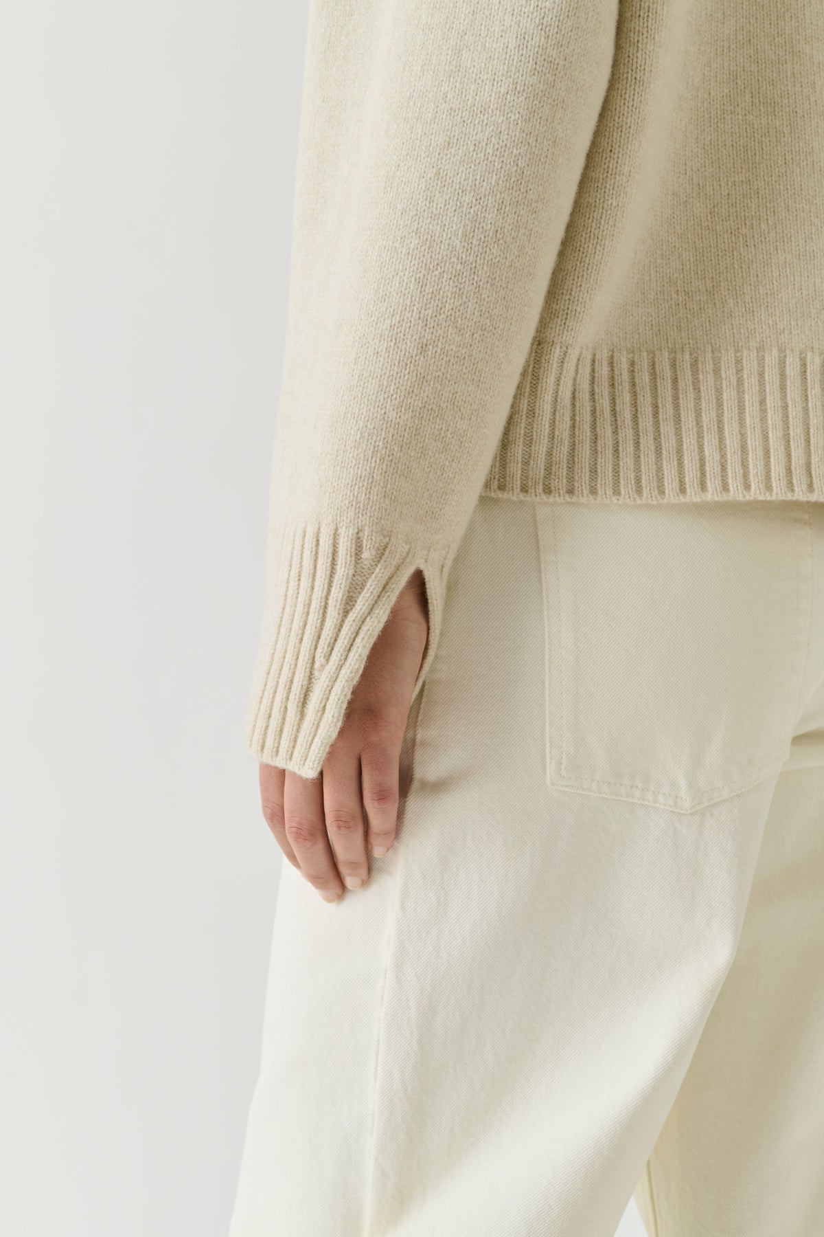 Maglia Will Donna Ecru Chine
