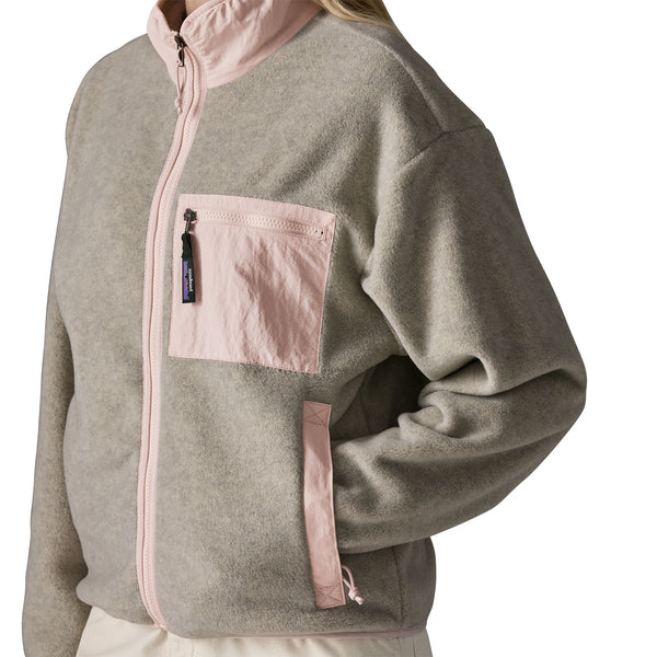 Maglia Synchilla Donna Oatmeal Heather/Pink Frost
