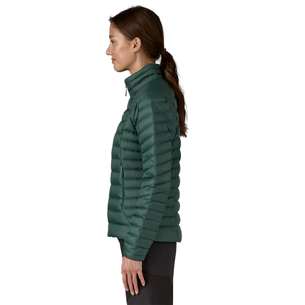 Frau Down Sweater Jacke Cascade Green