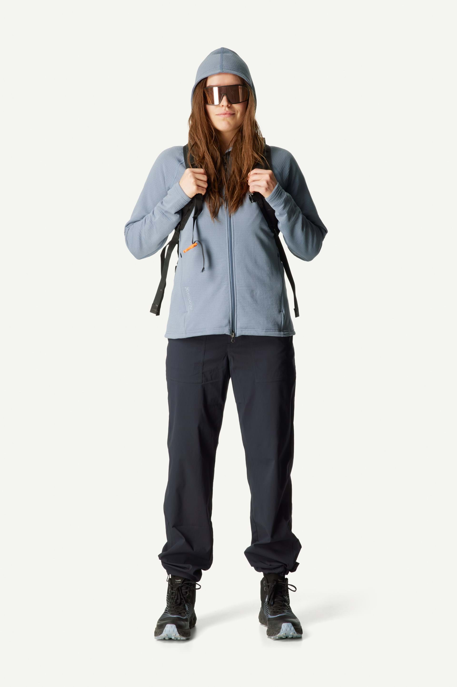 Frau Aero Houdi Pullover Pale Blu