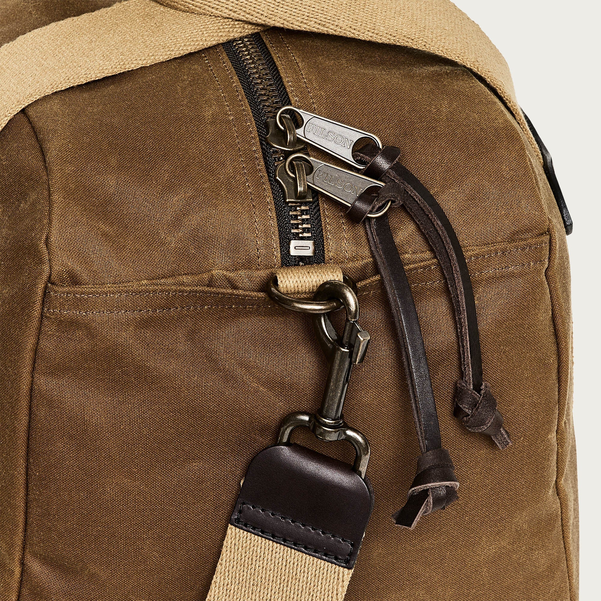 Tin Cloth Small Seesack Dark Tan