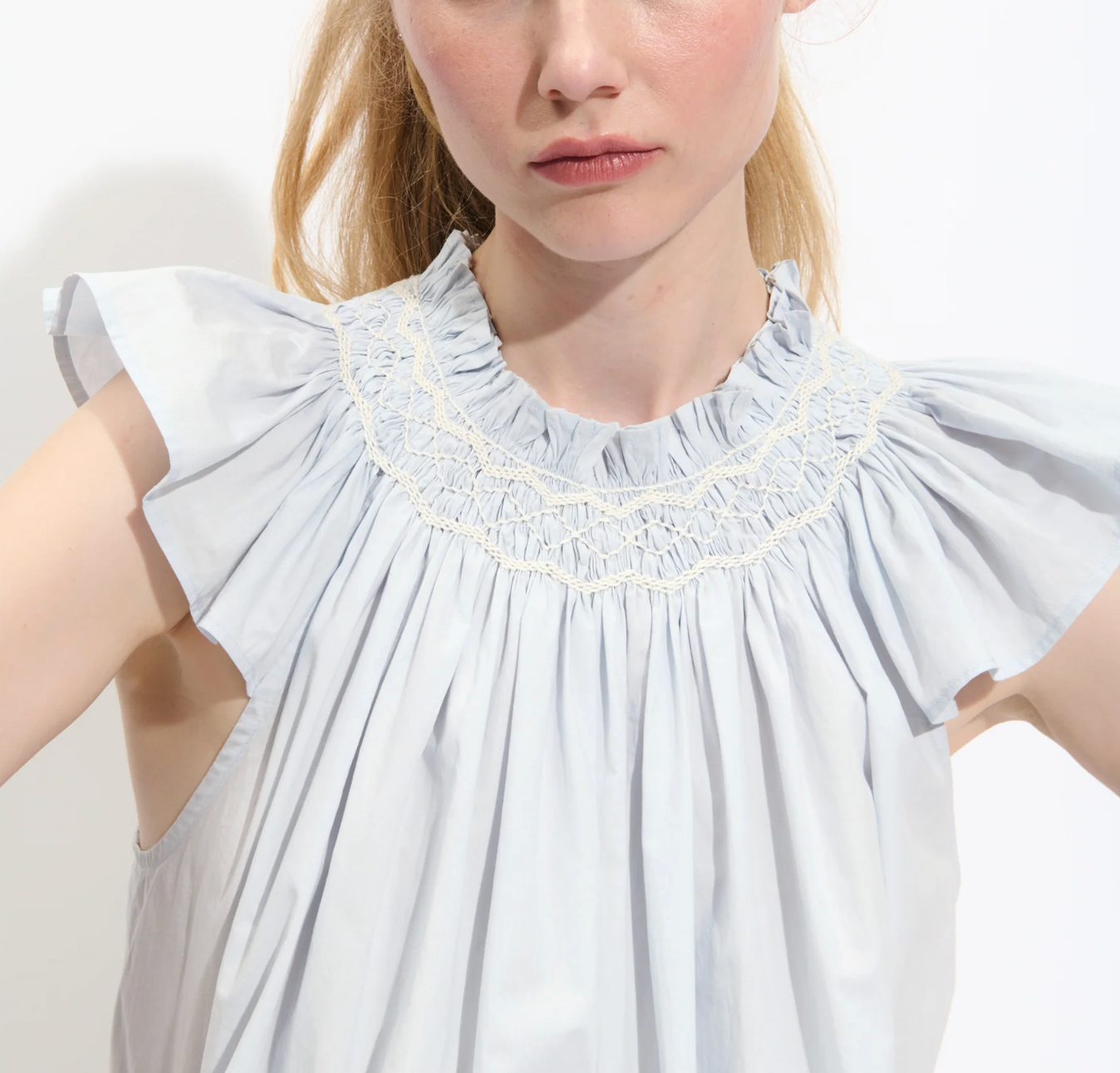 Camicia Mykonos Donna Light Blue