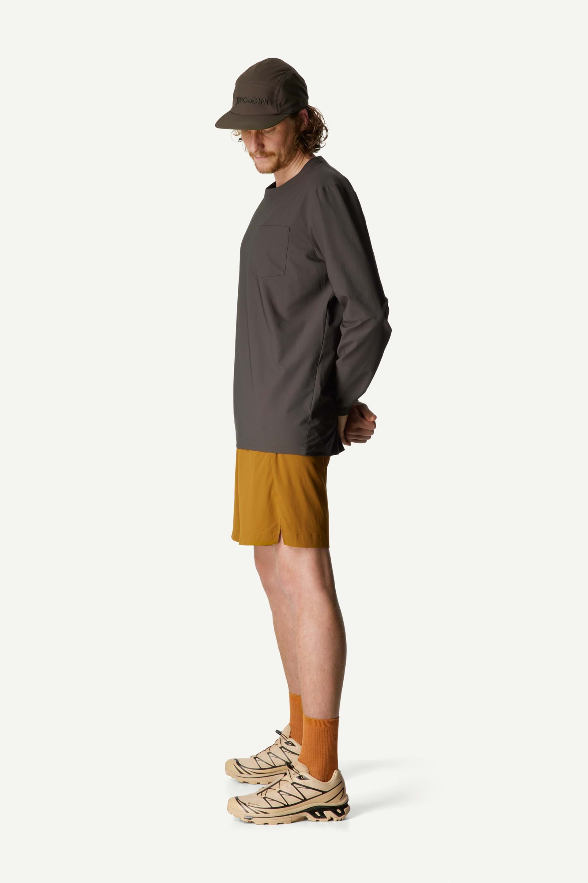 Men's Liquid Shorts Greenish Gold