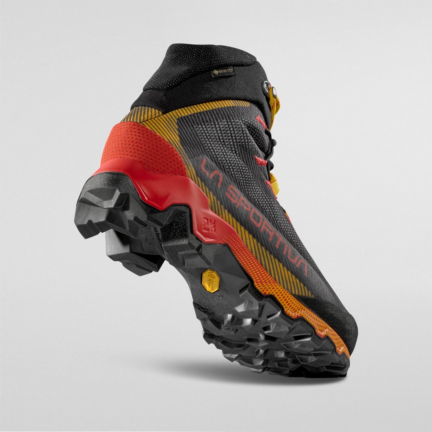 Mann Aequilibrium Hike GTX Zustiegschuhe Carbon/Yellow