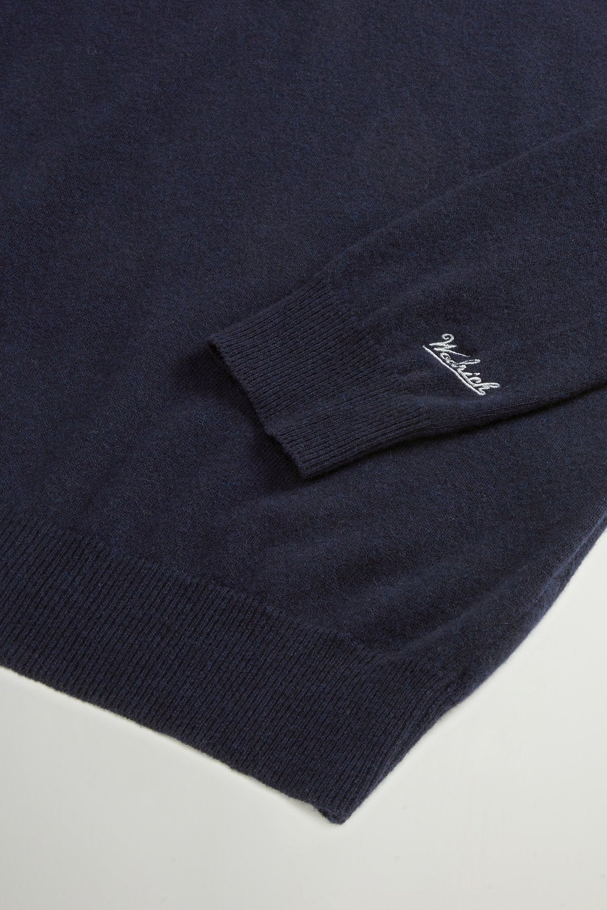 Maglia Lambswool Crewneck Uomo Melton Blue