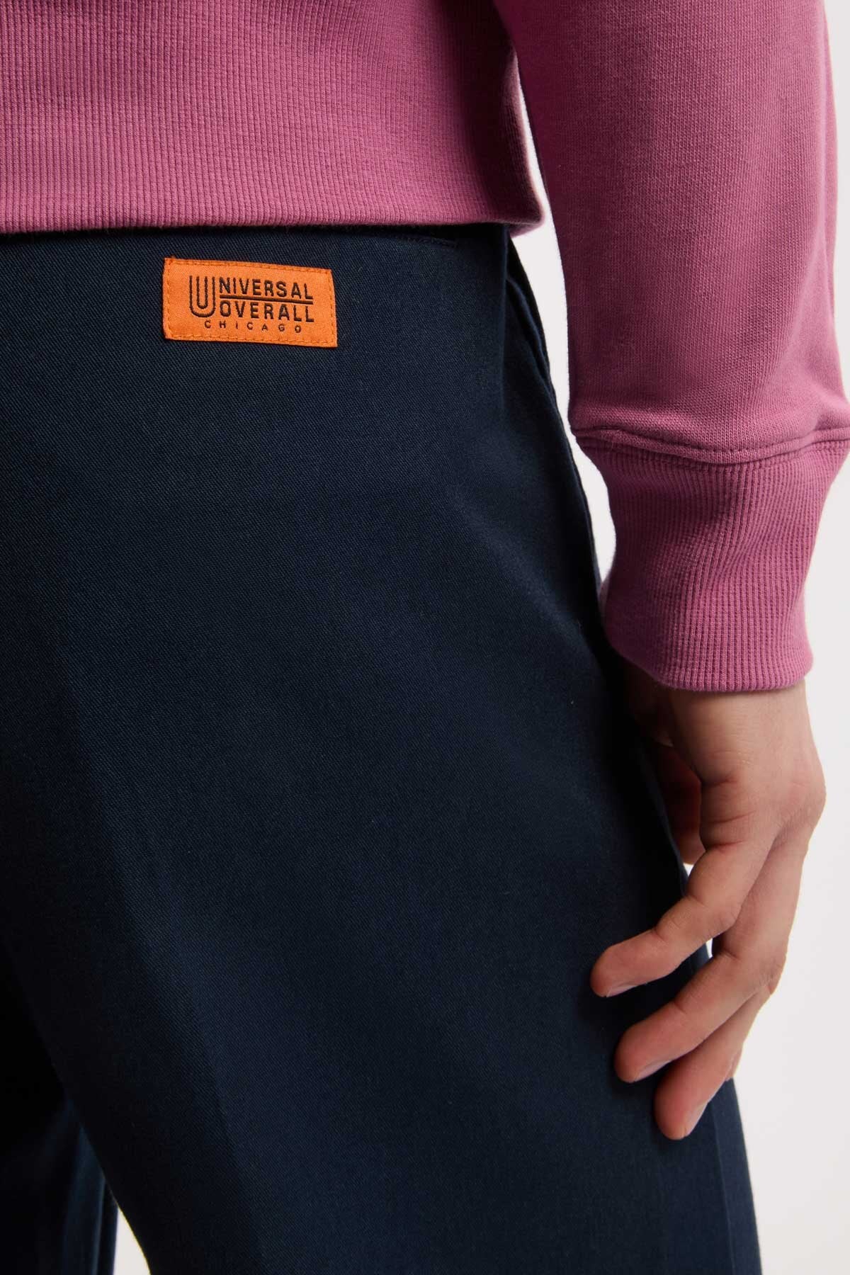 Pantaloni Bio Wash Uomo Blue Navy