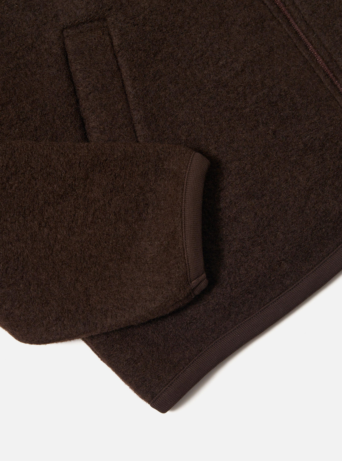 Giacca Zip Bomber Uomo Brown