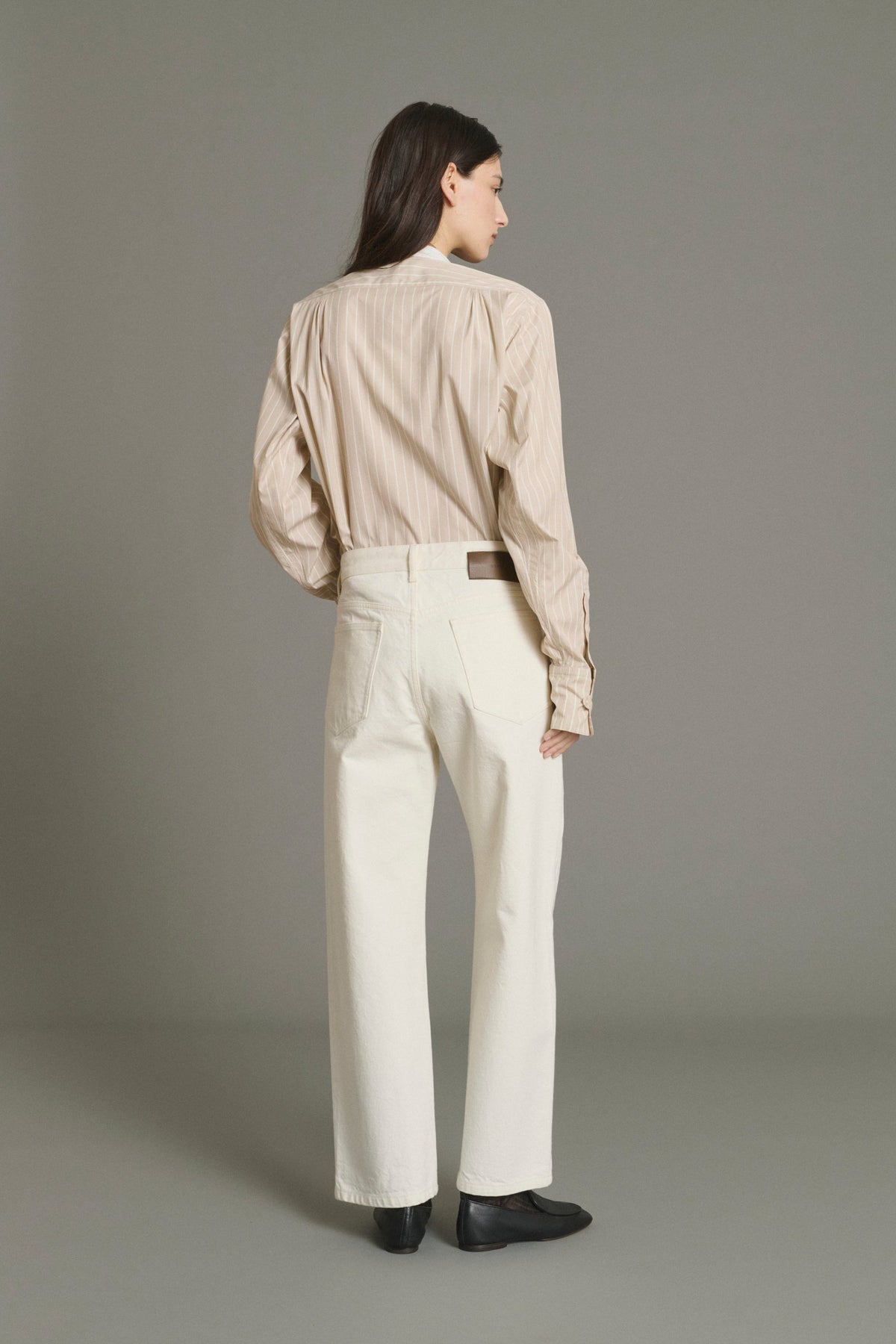 Pantaloni Harrison Donna Ecru