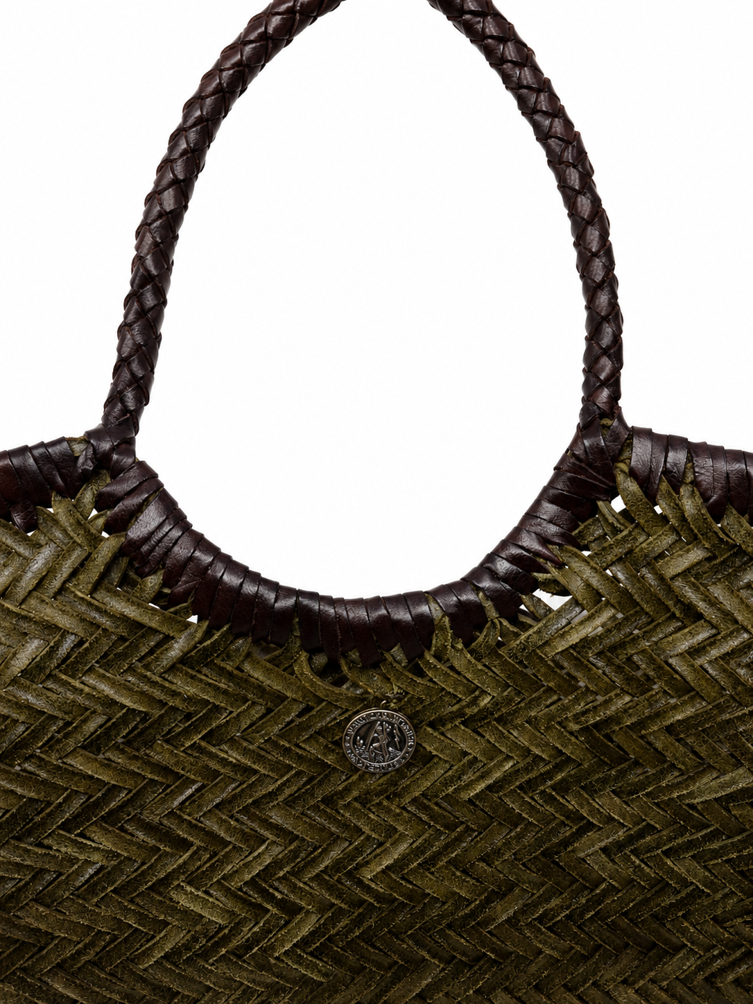 Frau Nantucket Small Handtasche Khaki/Dark Brown