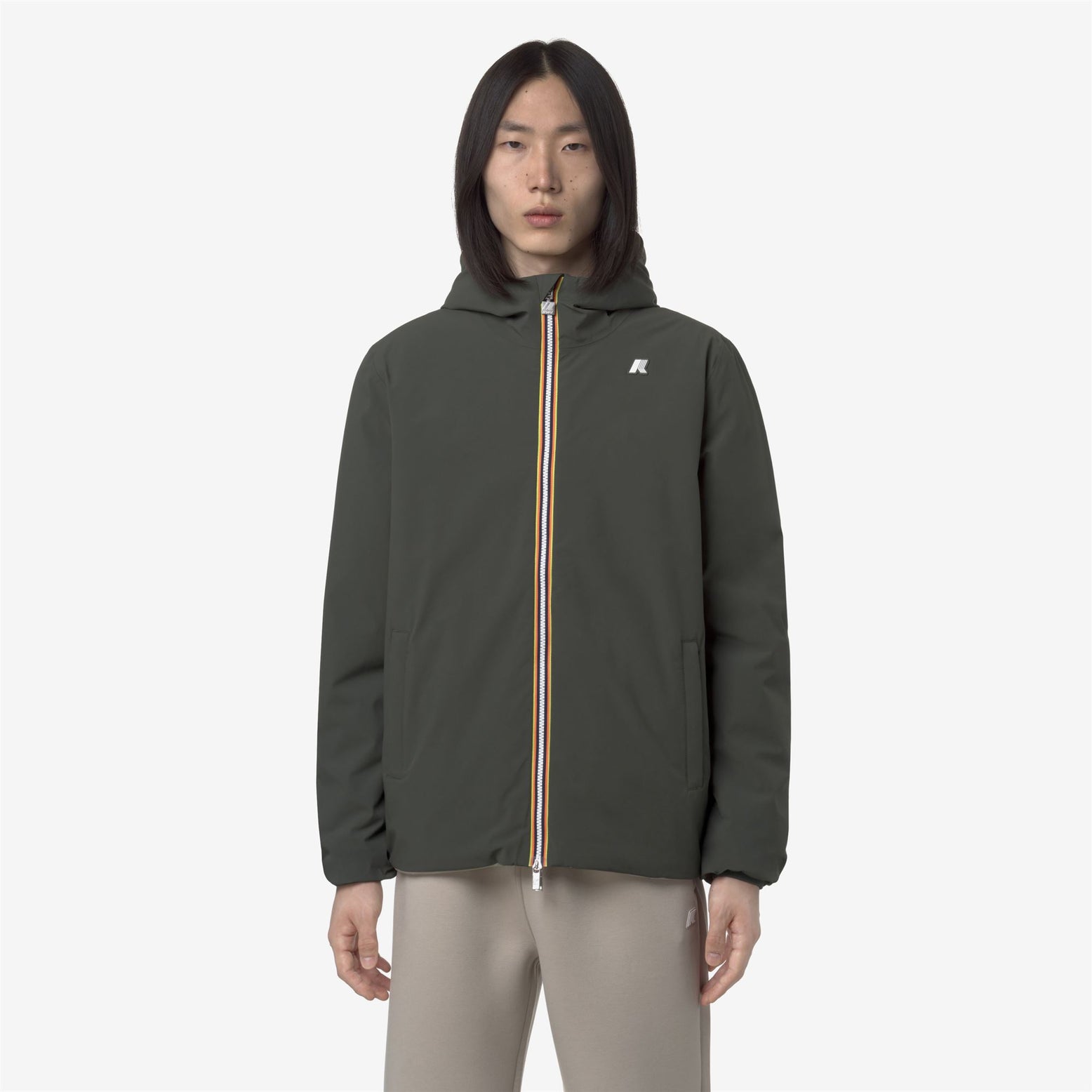 Giacca Jack St Warm Reversible Uomo Green Blackish/Green Oak