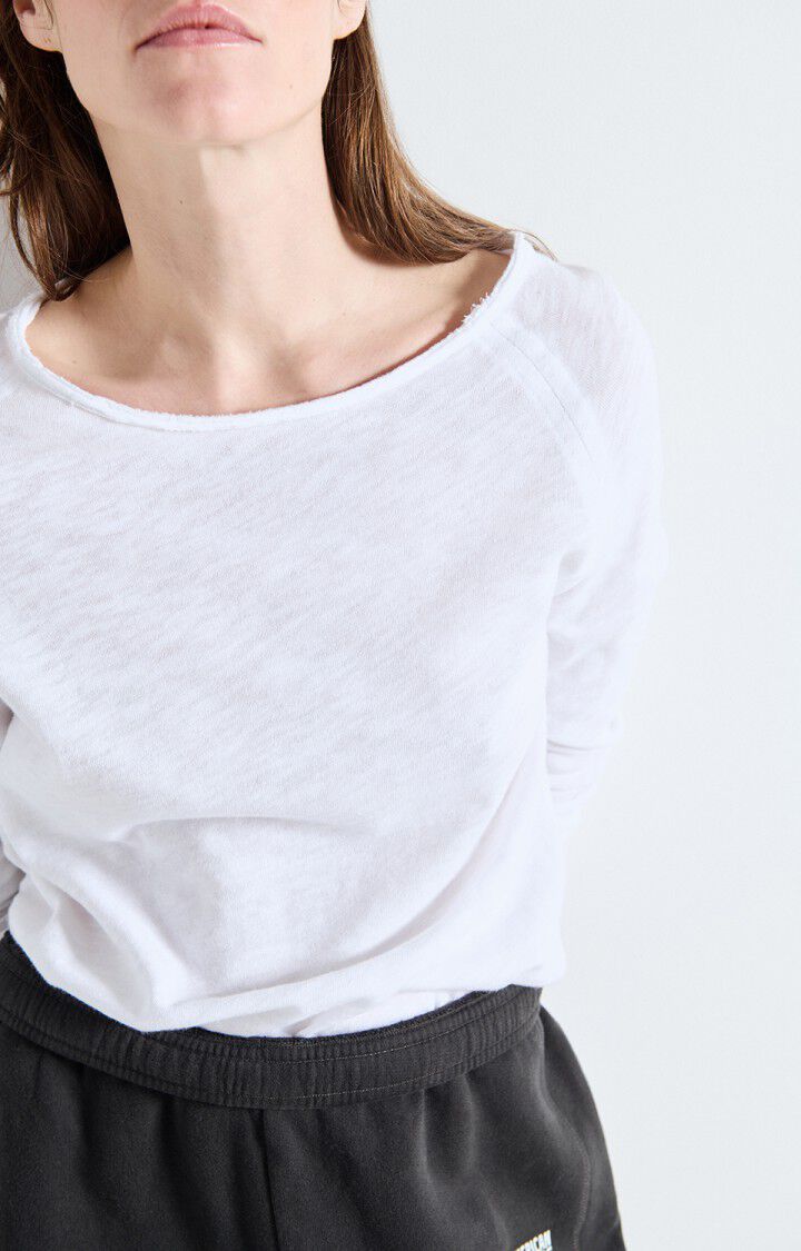 Women's Sonoma Wide Neck T-shirt Blanc