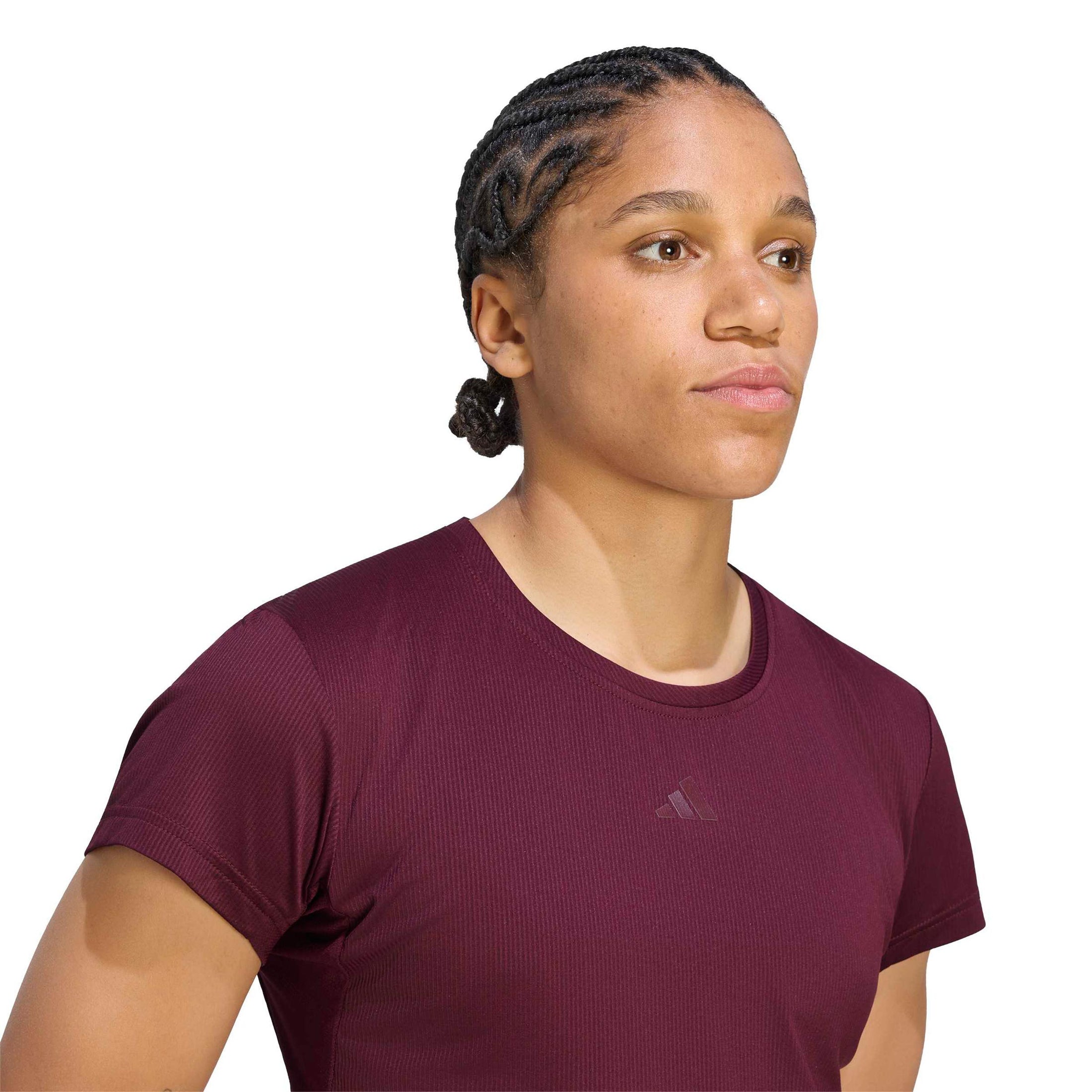 T-shirt Freelift Femme Maroon