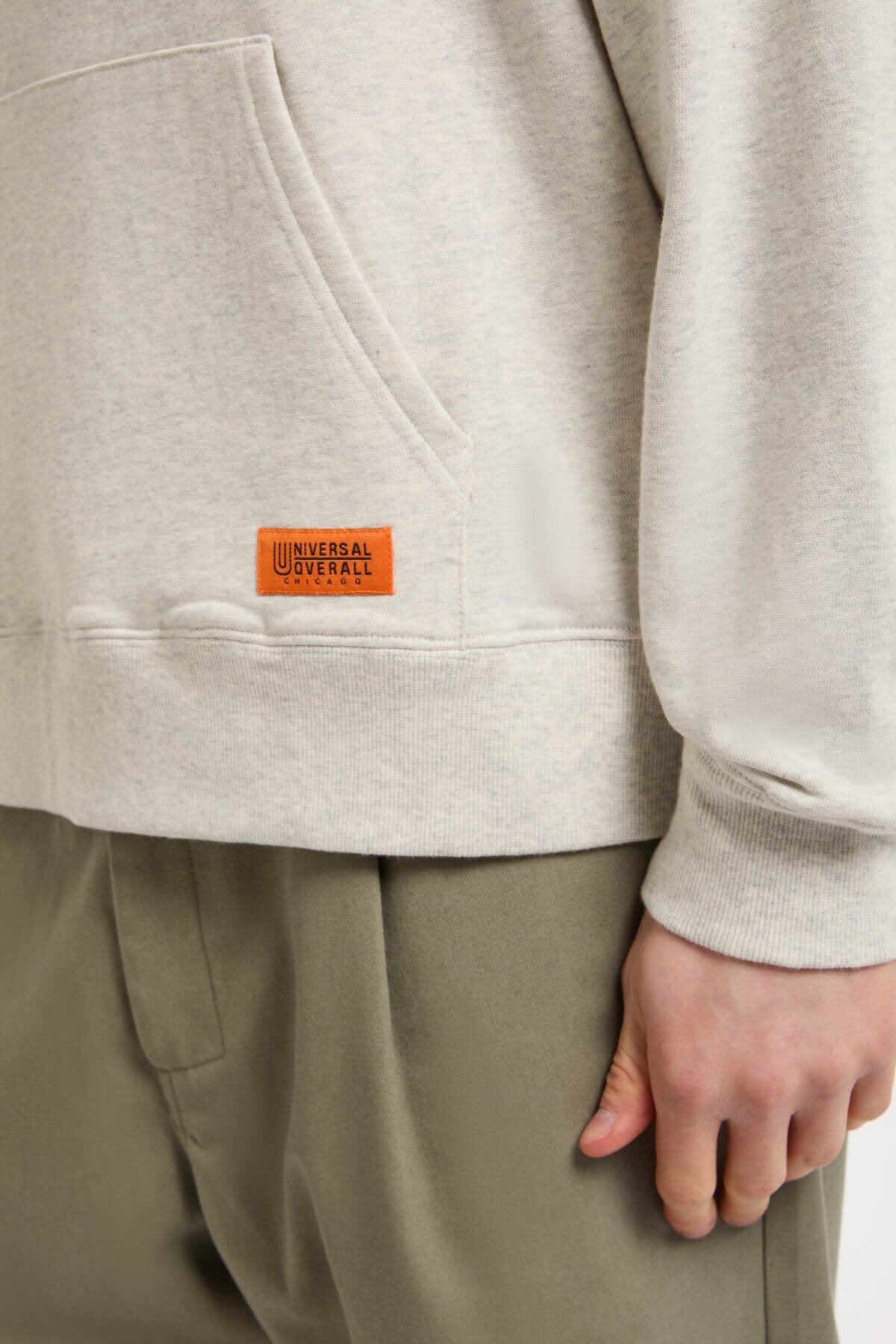 Maglia Hoodie Uomo Oatmeal