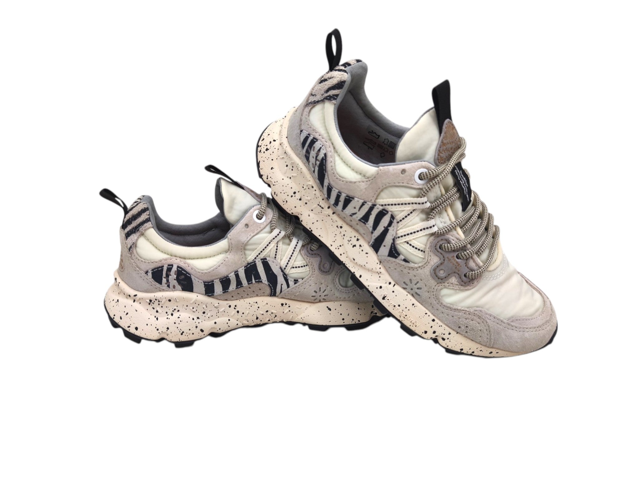 Scarpe Yamano 3 Animalier Off White/Black