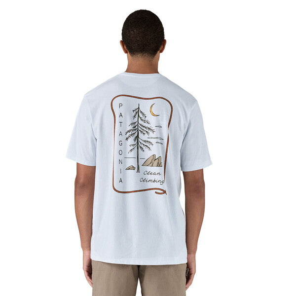 T-shirt Clean Climb Roots Responsibili Uomo White