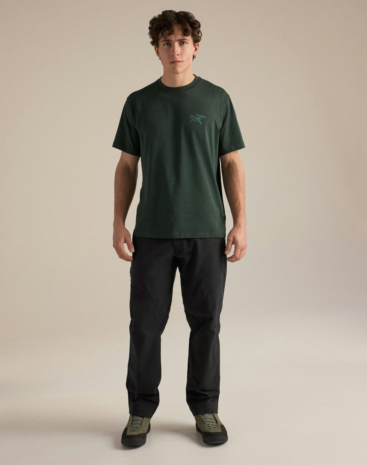 T-shirt Kragg SL Cotton Uomo Dark Jade