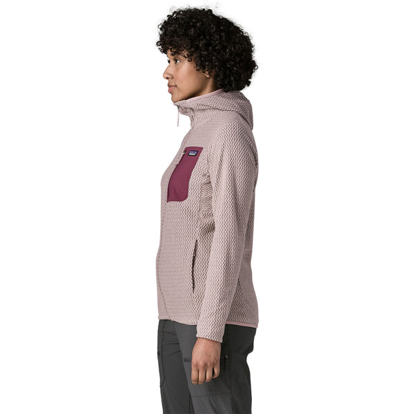 Maglia R1 Air Full-Zip Hoody Donna Stingray Mauve