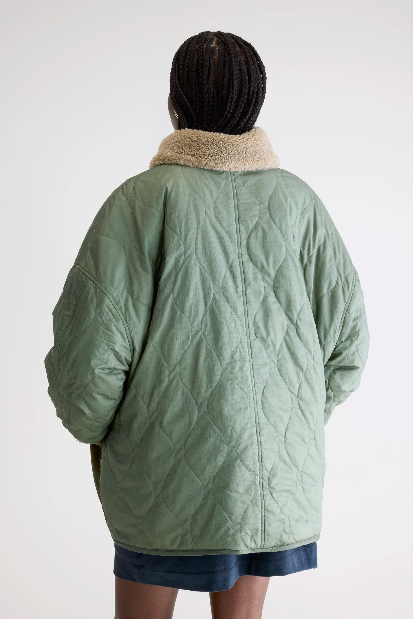 Frau Hampton Jacke Eucalyptus