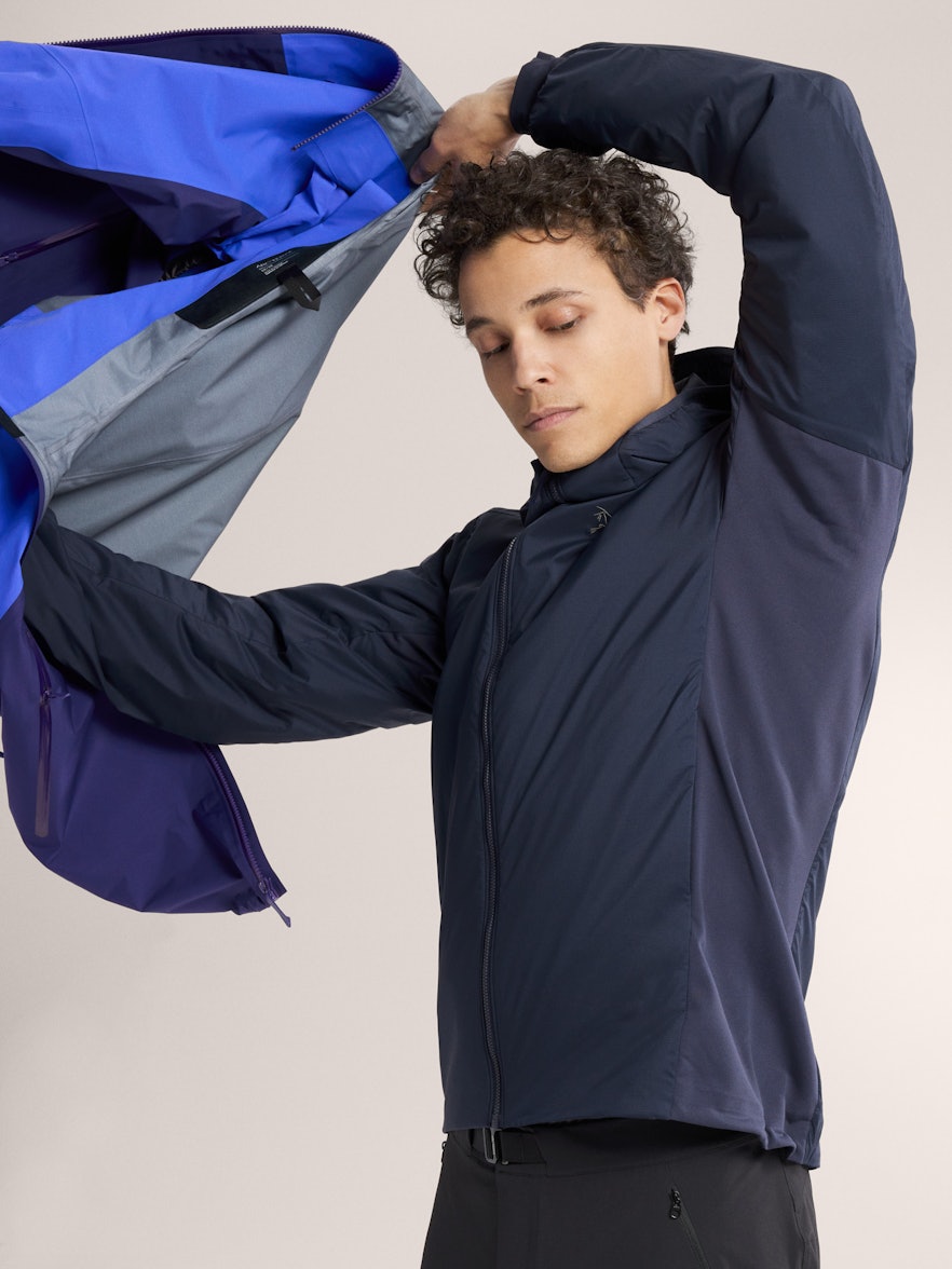 Giacca Atom Hoody Uomo Black Sapphire