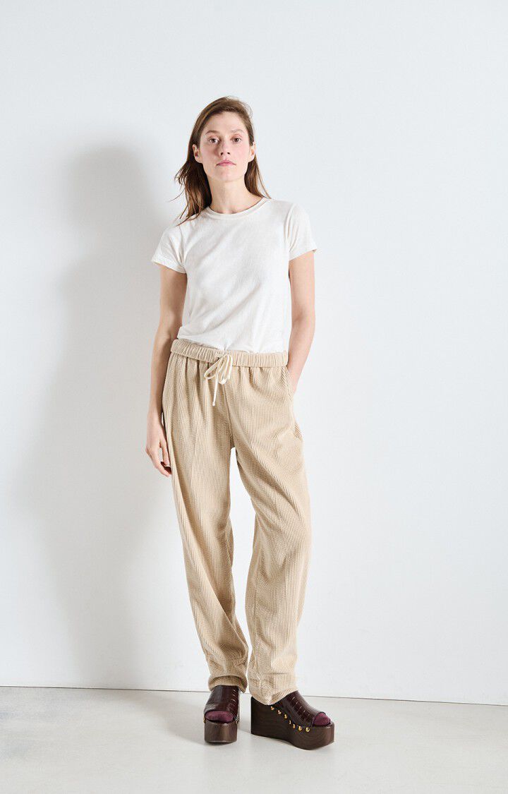 T-shirt Gamipy Neck Donna Blanc