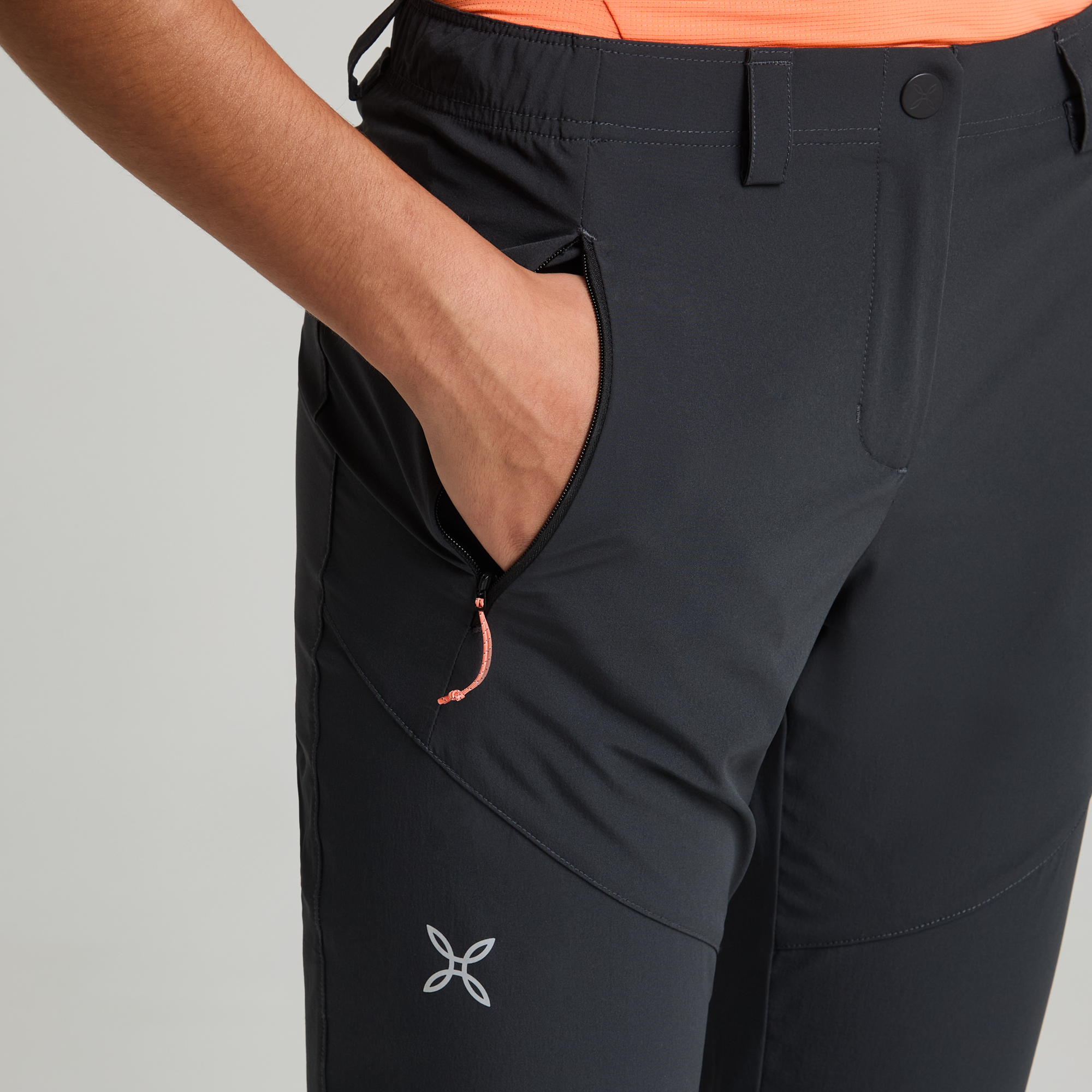 Pantaloni Walk Donna Antracite Melon