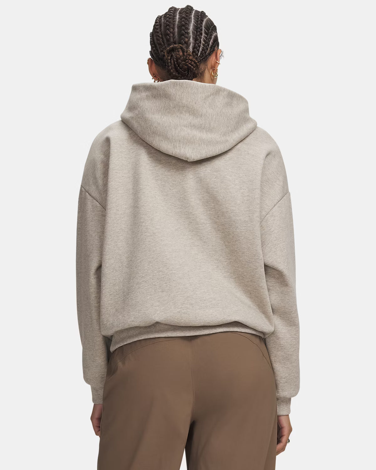 Maglia Icon Fleece Hoodie Donna Timberwolf Taupe