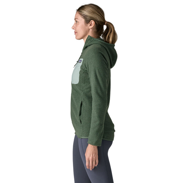 Maglia R1 Air Full-Zip Hoody Donna Canopy Green