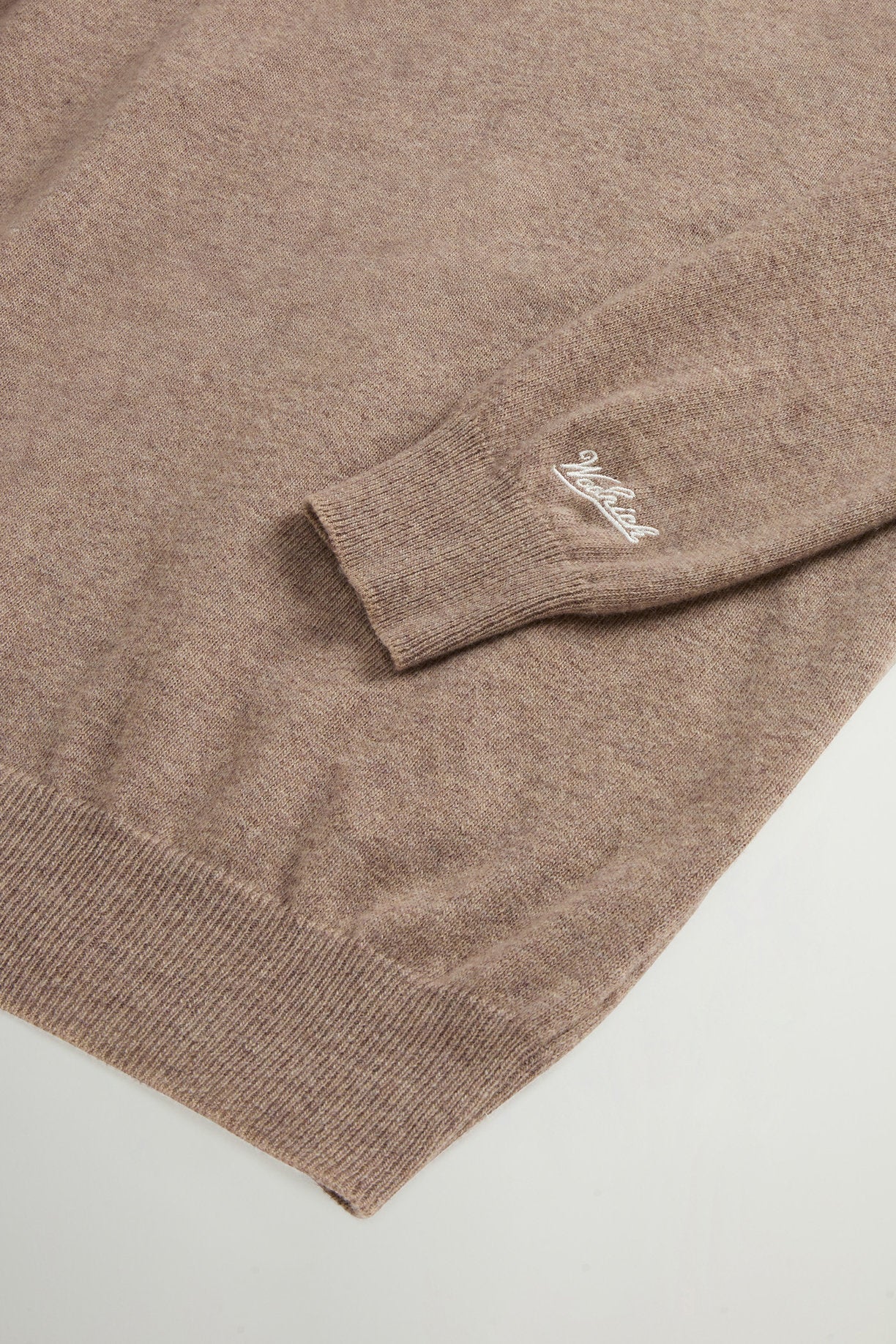 Maglia Lambswool Crewneck Uomo Mocha Meringue