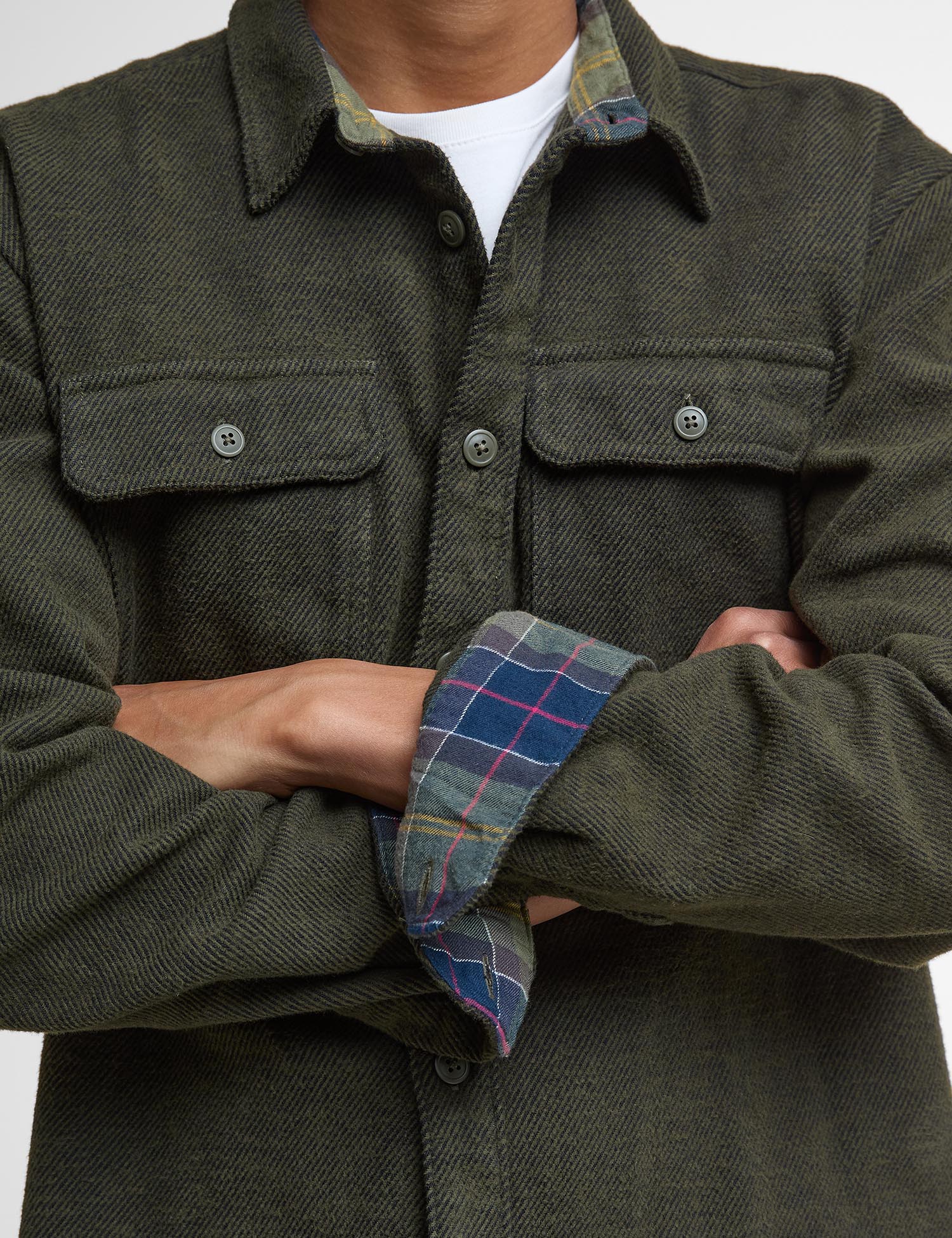 Camicia Baystone Relaxed Uomo Olive