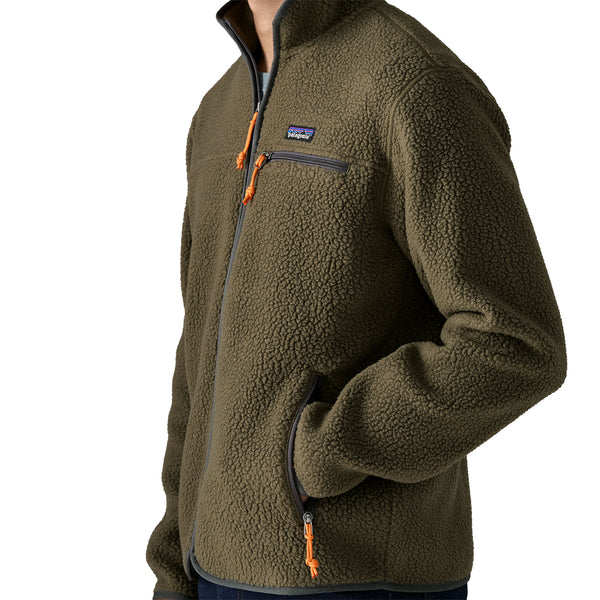 Men's Retro Pile Flacee Jumper Basin Green