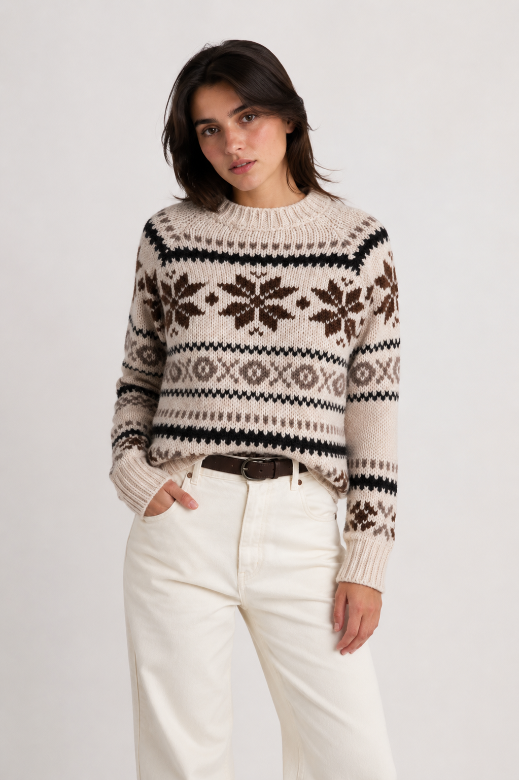 Maglia Matrye Donna Ecru