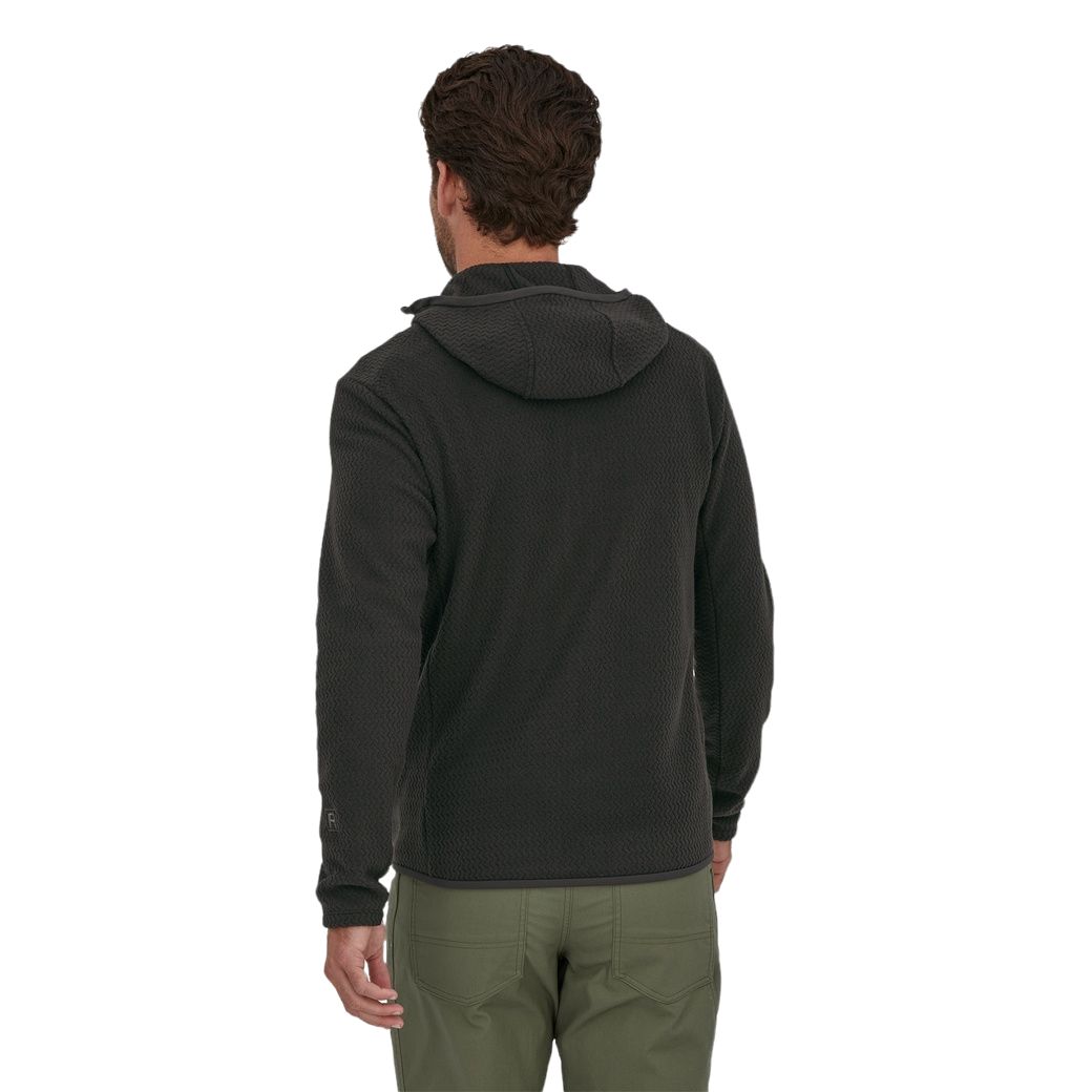 Patagonia | Maglia R1 Air Full-Zip Hoody Uomo Black - Fabbrica Ski Sises