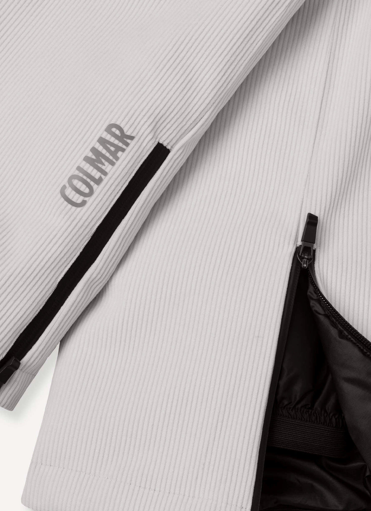 Women's Corduroy Trousers Bianco Incenso