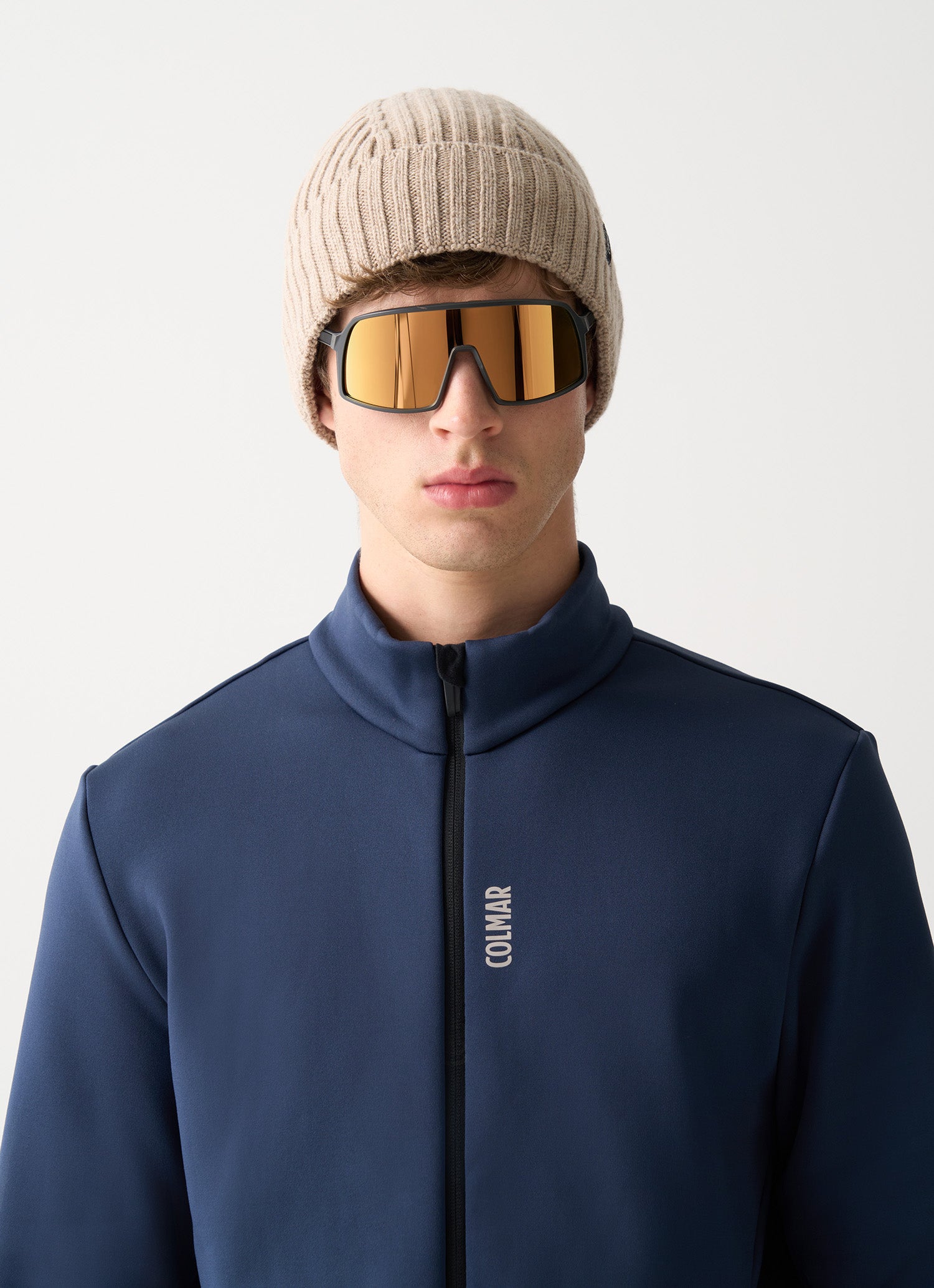 Maglia Stretch Uomo Blu Navy
