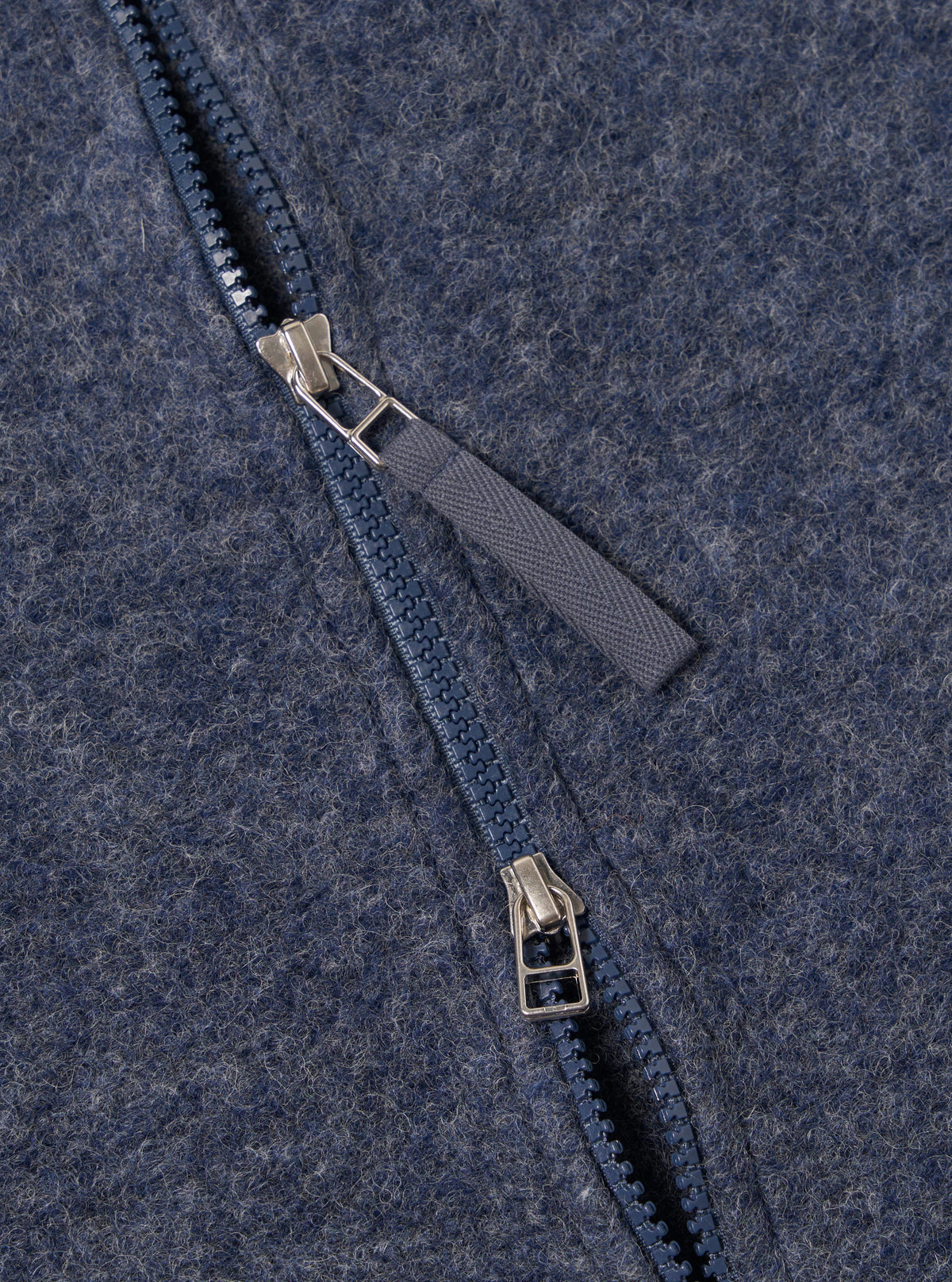 Giacca Zip Bomber Uomo Slate Blue