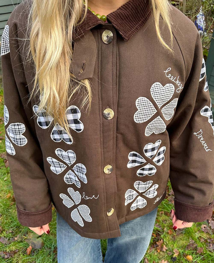 Women's Lillibeth Jacket Checked Brown