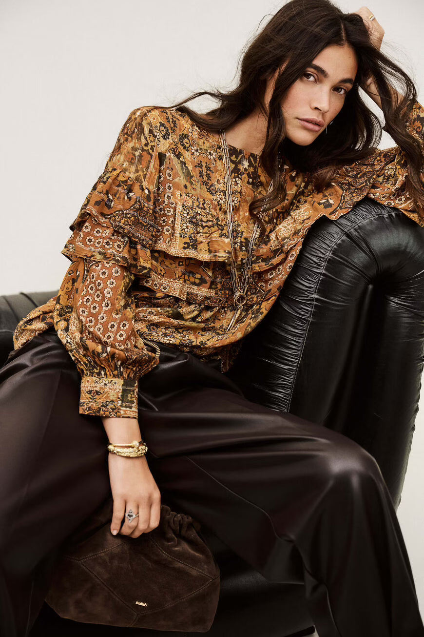 Camicia Pixie Donna Ocre