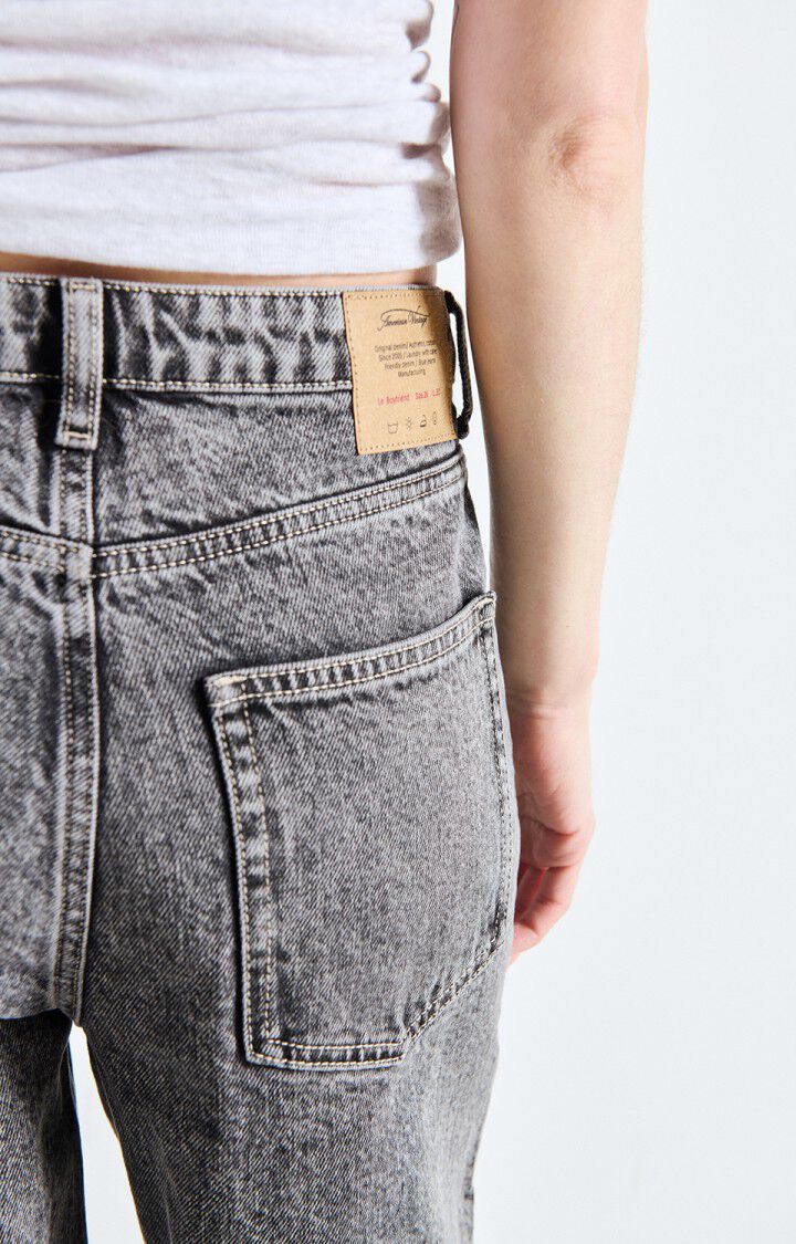 Women's Yopday Boyfriend Trousers Grey Salt And Pepper